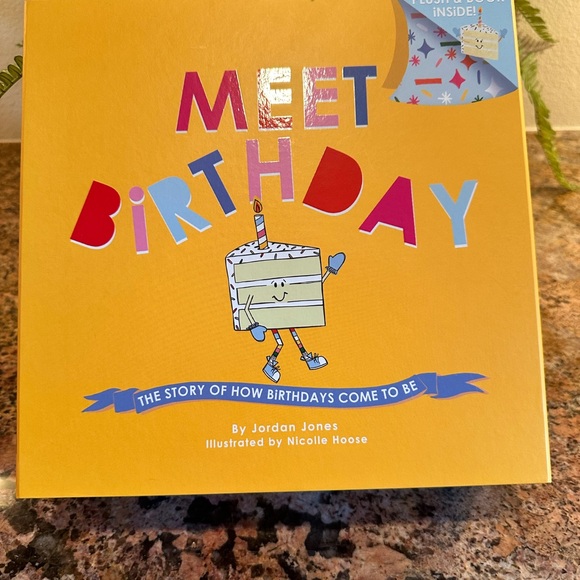 BRAND NEW!! Meet Birthday: A Story of How Birthdays Come to Be (Book & Plush) - Picture 4 of 5
